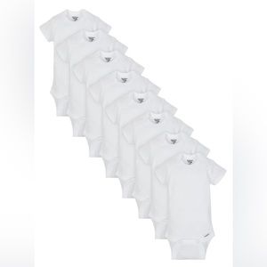 NWT Gerber 8 Pk short sleeve onesies bodysuits, 6-9 month